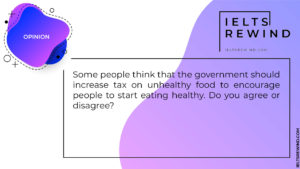 government should increase tax on unhealthy food