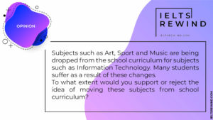 Art Sport and Music are being dropped from the school curriculum